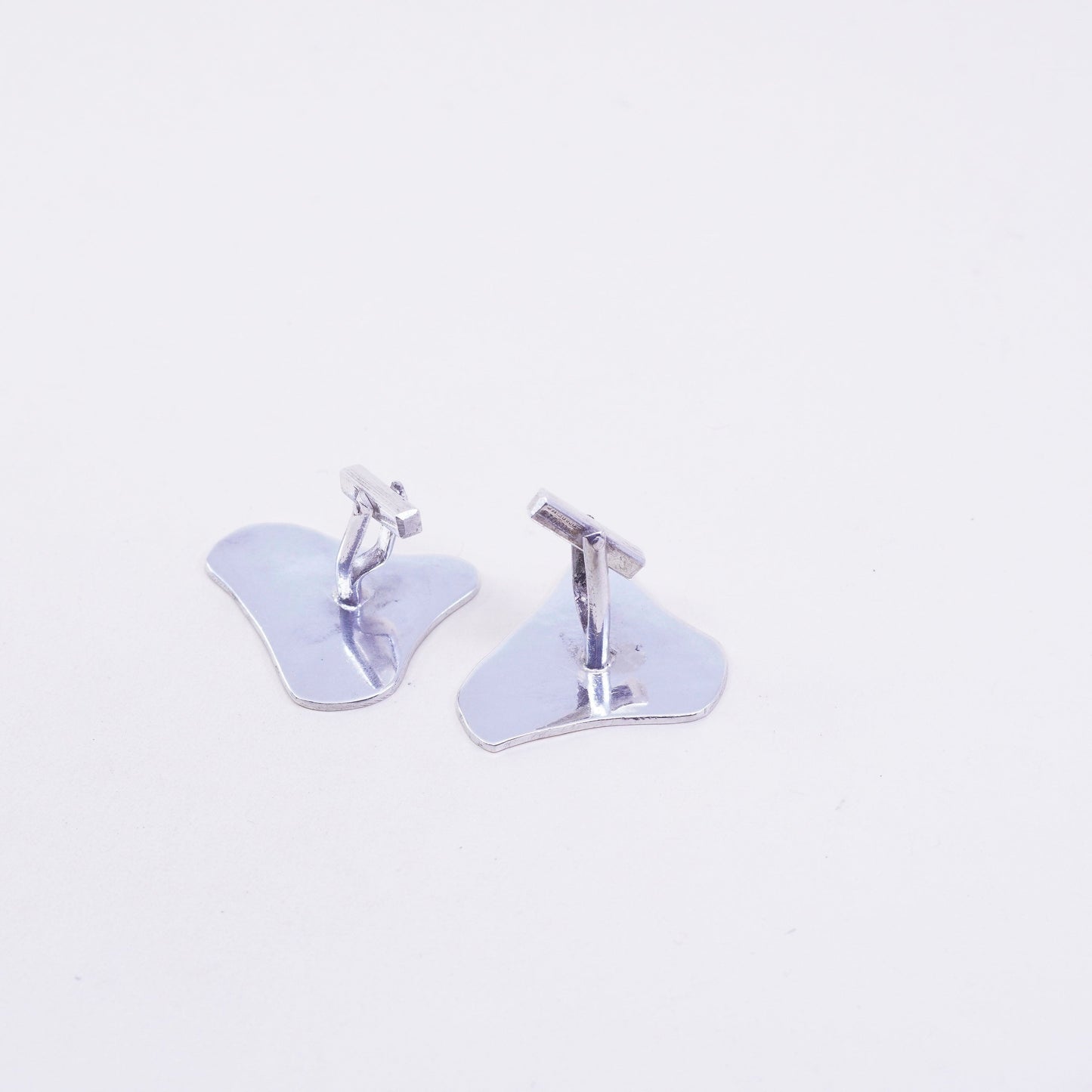 Vintage Hecho En sterling silver cuff link, 925 cufflink