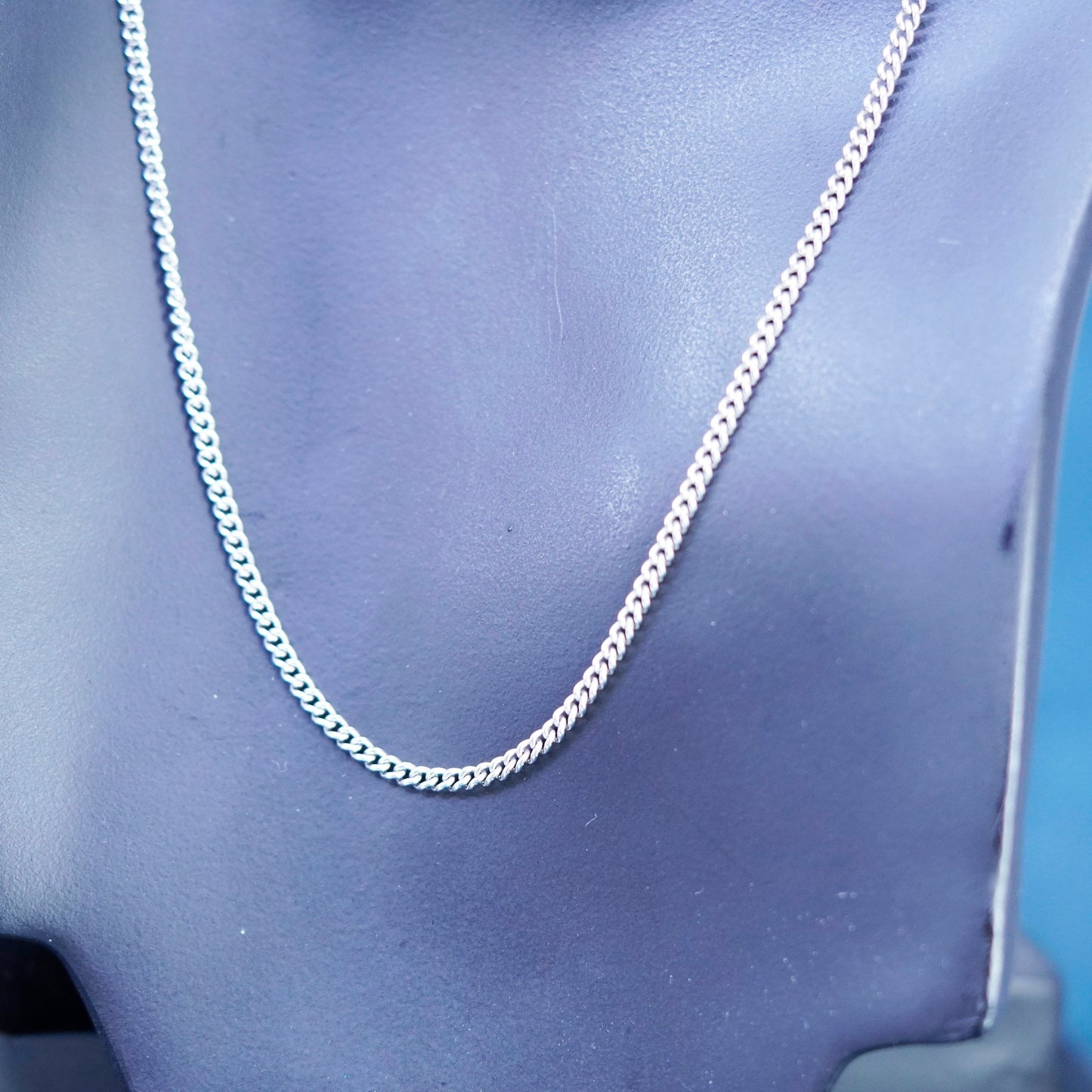 20”, 2mm, James Avery Sterling silver handmade necklace, 925 curb link chain