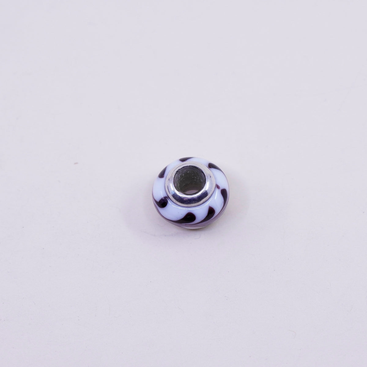 Vintage Cherie Sterling 925 silver handmade Murano glass bead charm