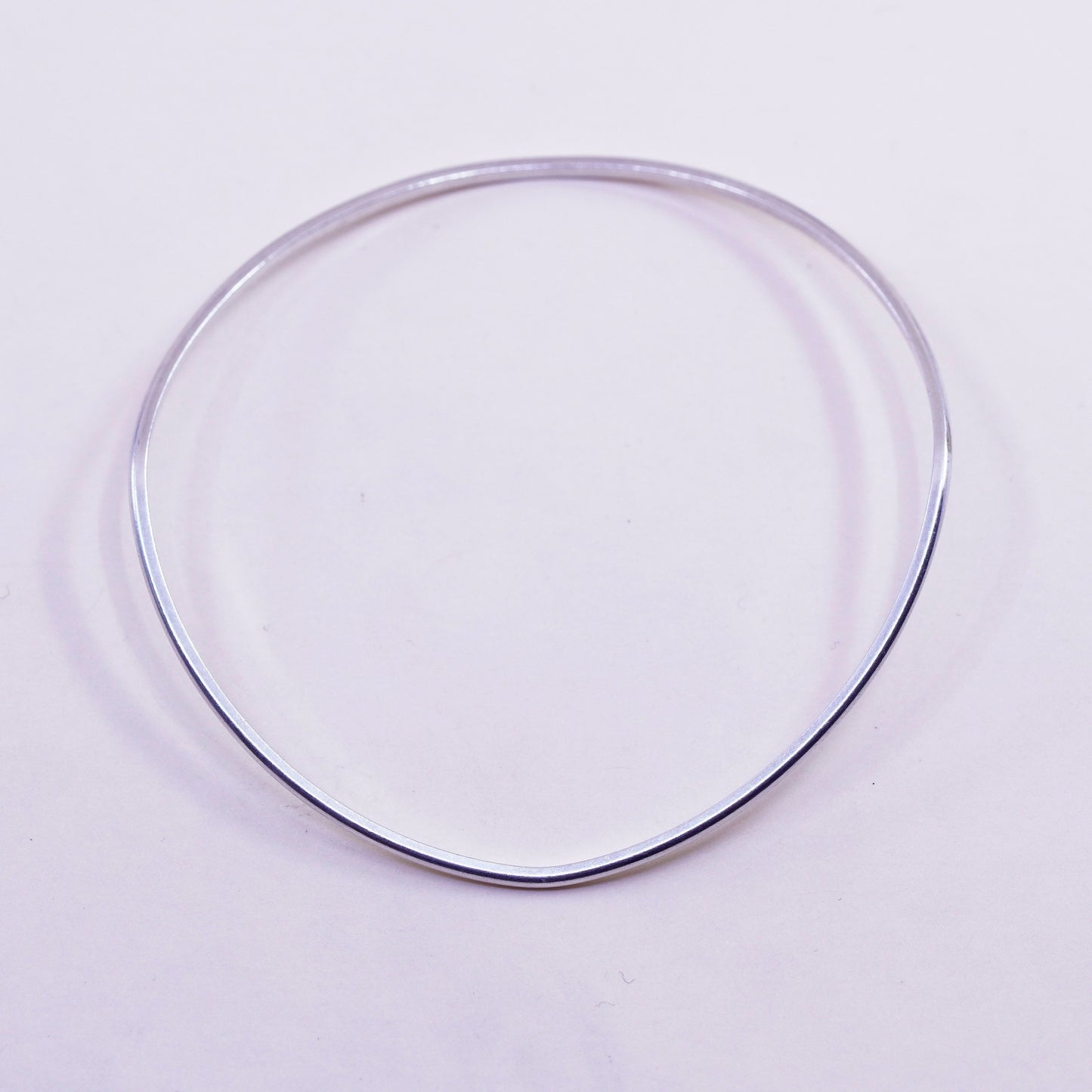 7.75”, vintage sterling 925 silver handmade bracelet, bangle