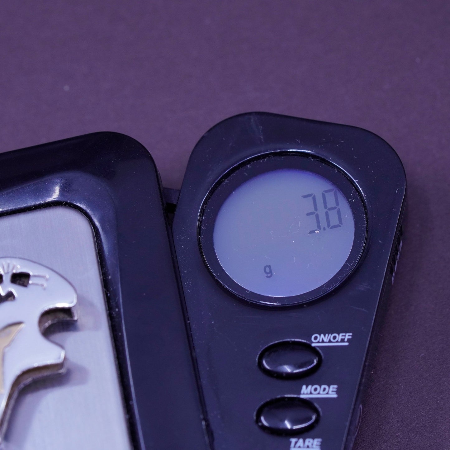 Vintage two tone Sterling silver handmade pendant, southwestern 925 polar bear