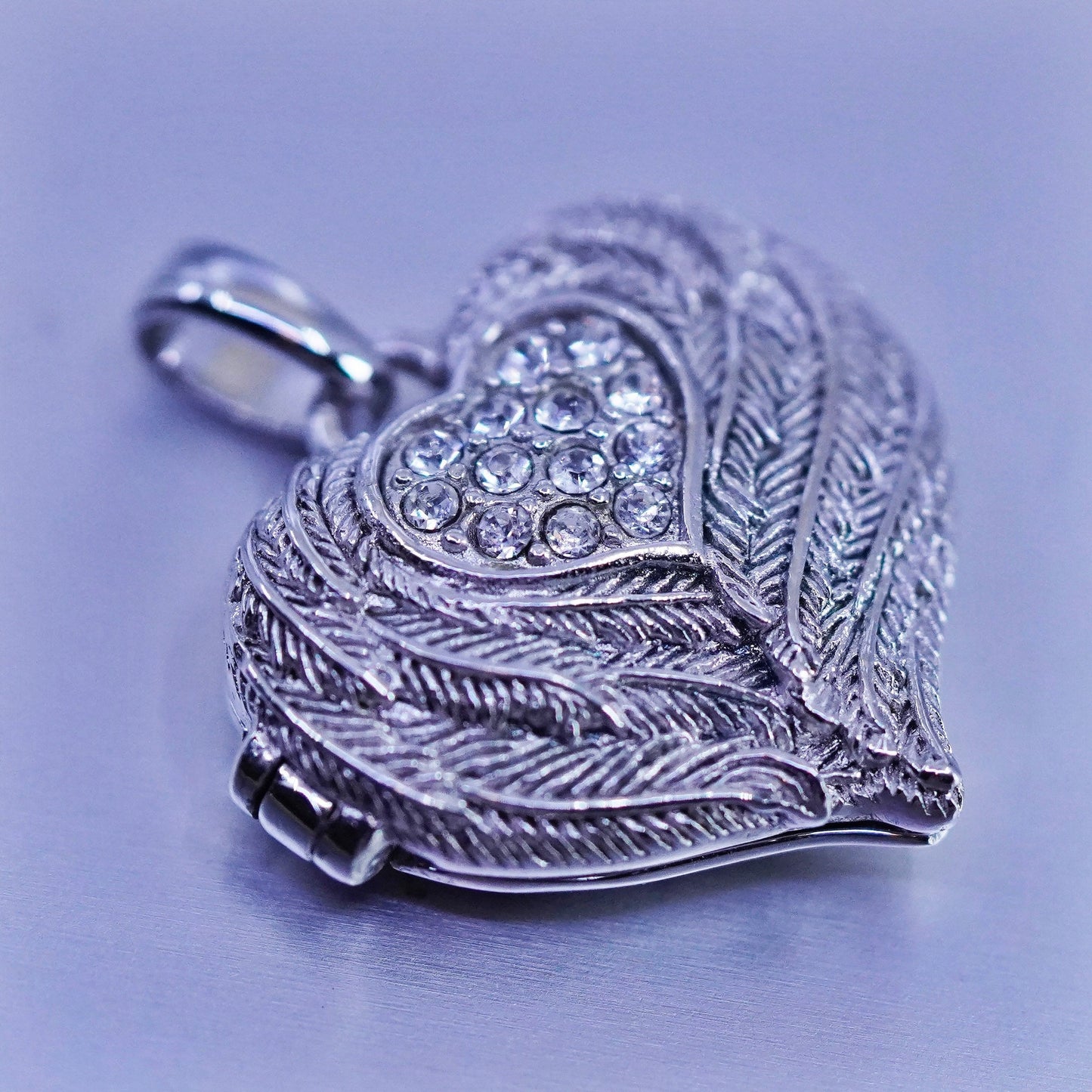 BGE 925 sterling Silver Heart photo locket Pendant “my daughter, i love you