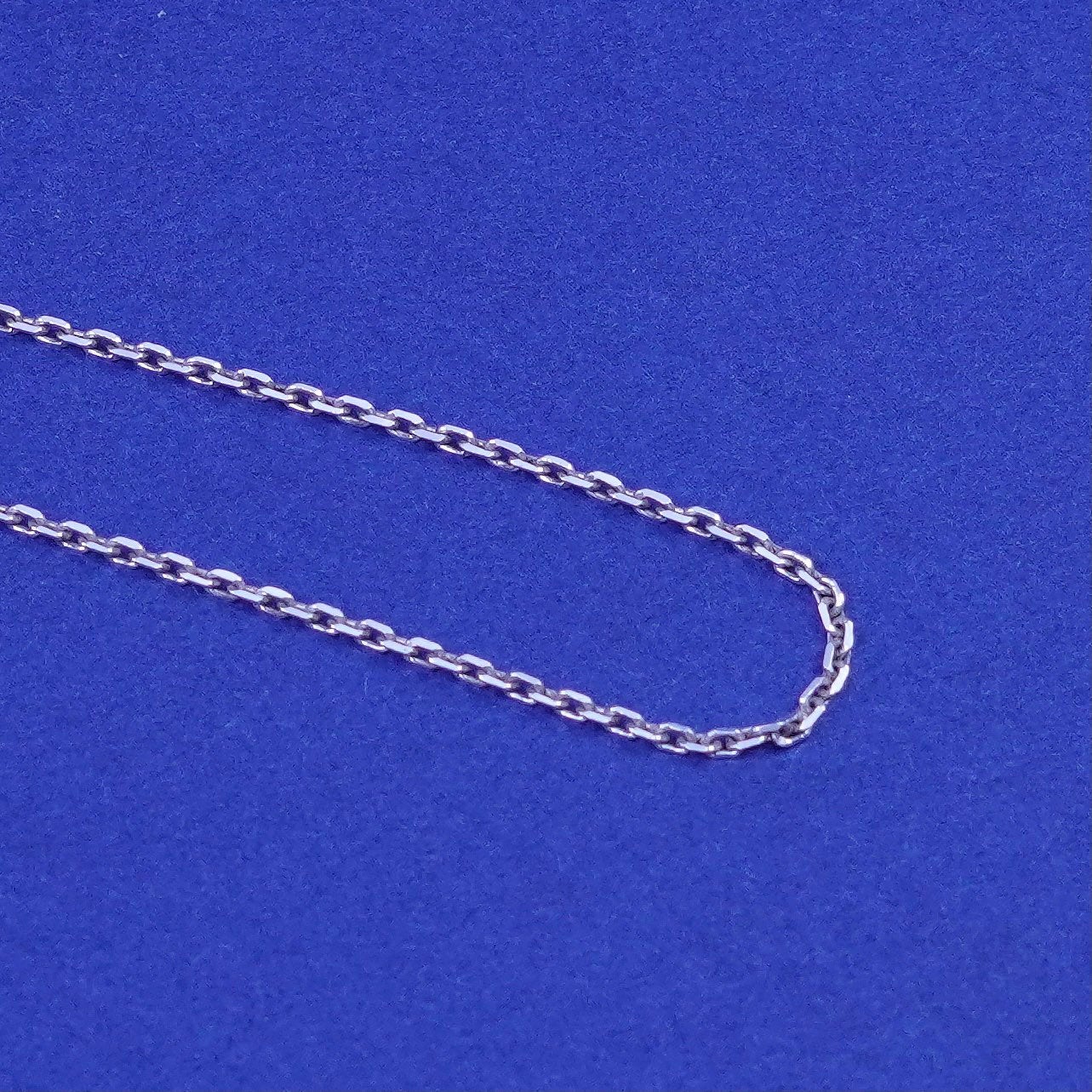 18”, 1mm, vintage Sterling silver handmade necklace, 925 circle chain