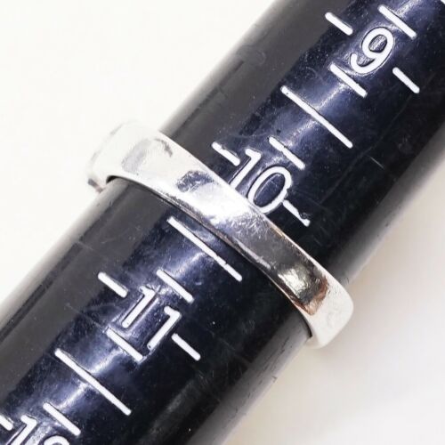 Sz 10.25, Vtg Sterling Silver handmade Ring, 925 Silver W/ Obsidian n marcasite