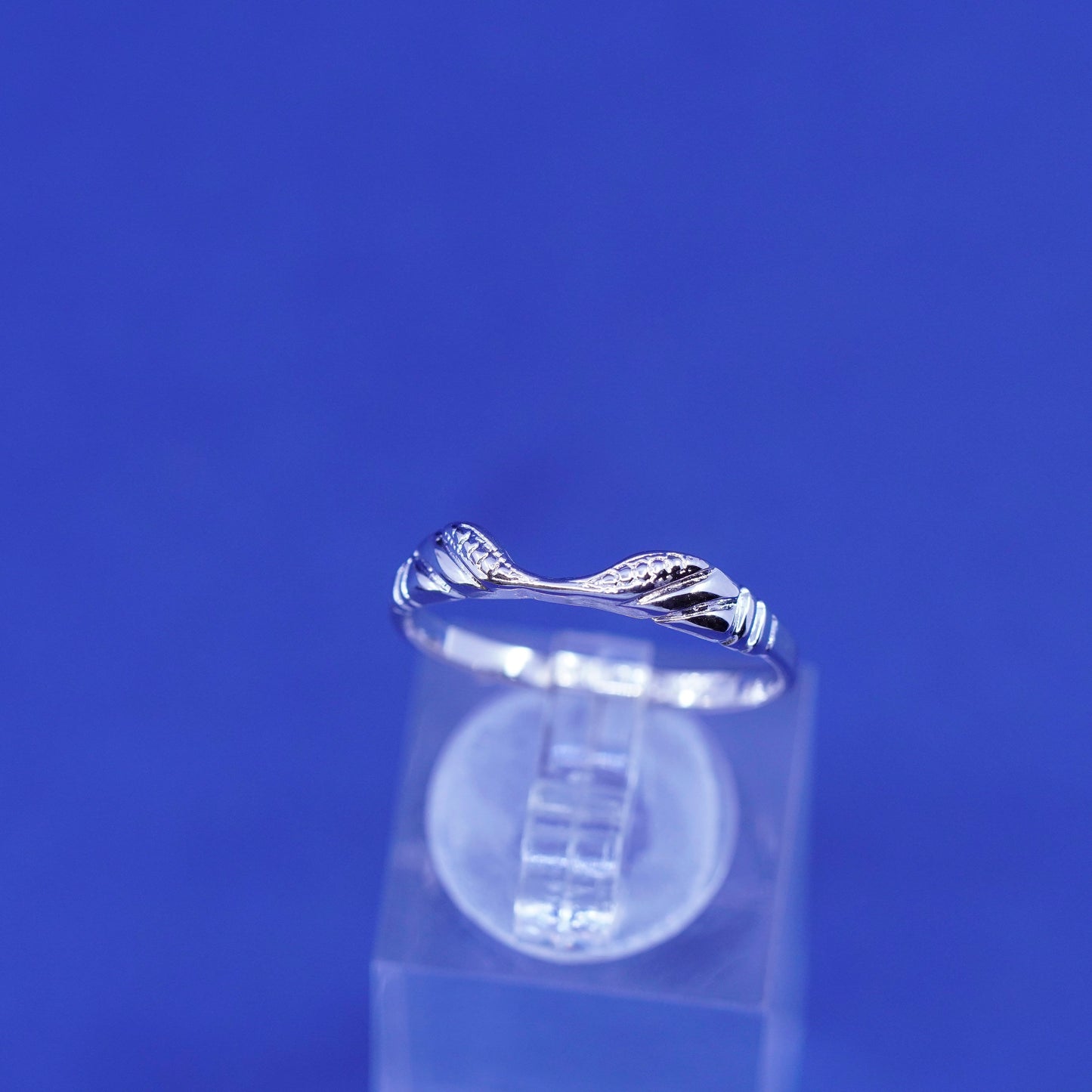 Size 8.25, vintage Sterling silver handmade ring, 925 band