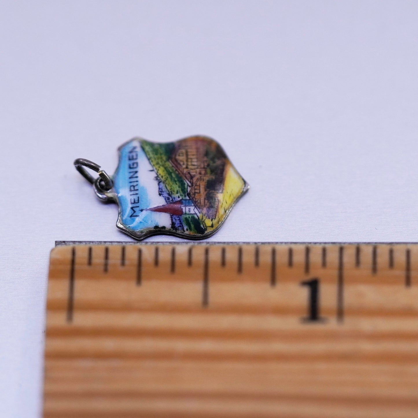 Vintage Souvenir Charm 800 Silver meiringen Switzerland