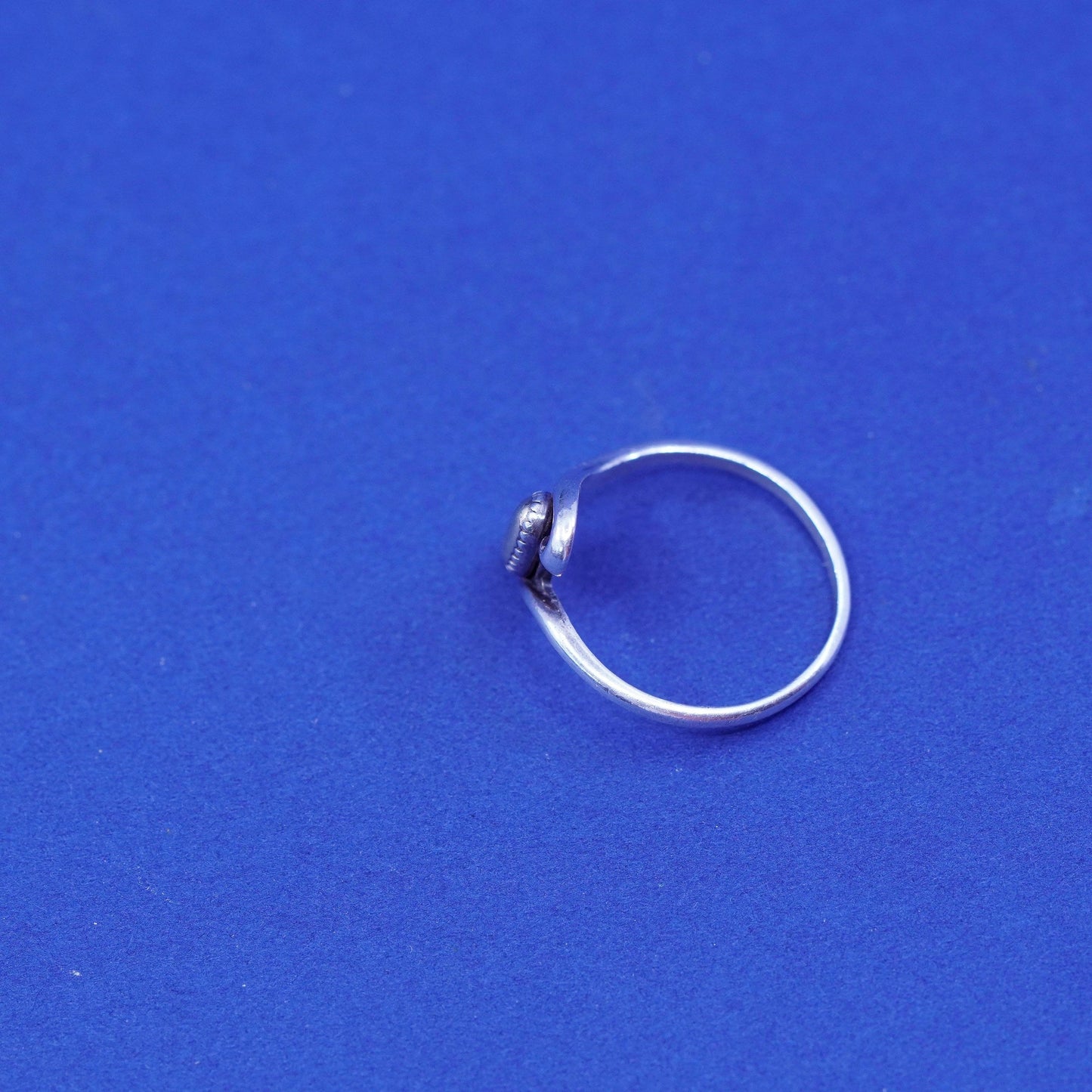 Size 7, Wheeler Jewelry Co Sterling 925 silver ring 14K accent, Native American