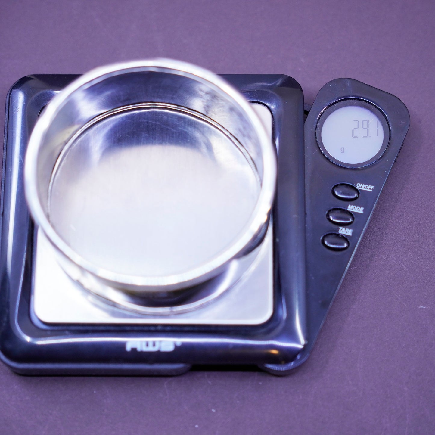 7”, Native American Sterling silver handmade bracelet, 925 bull horn bangle