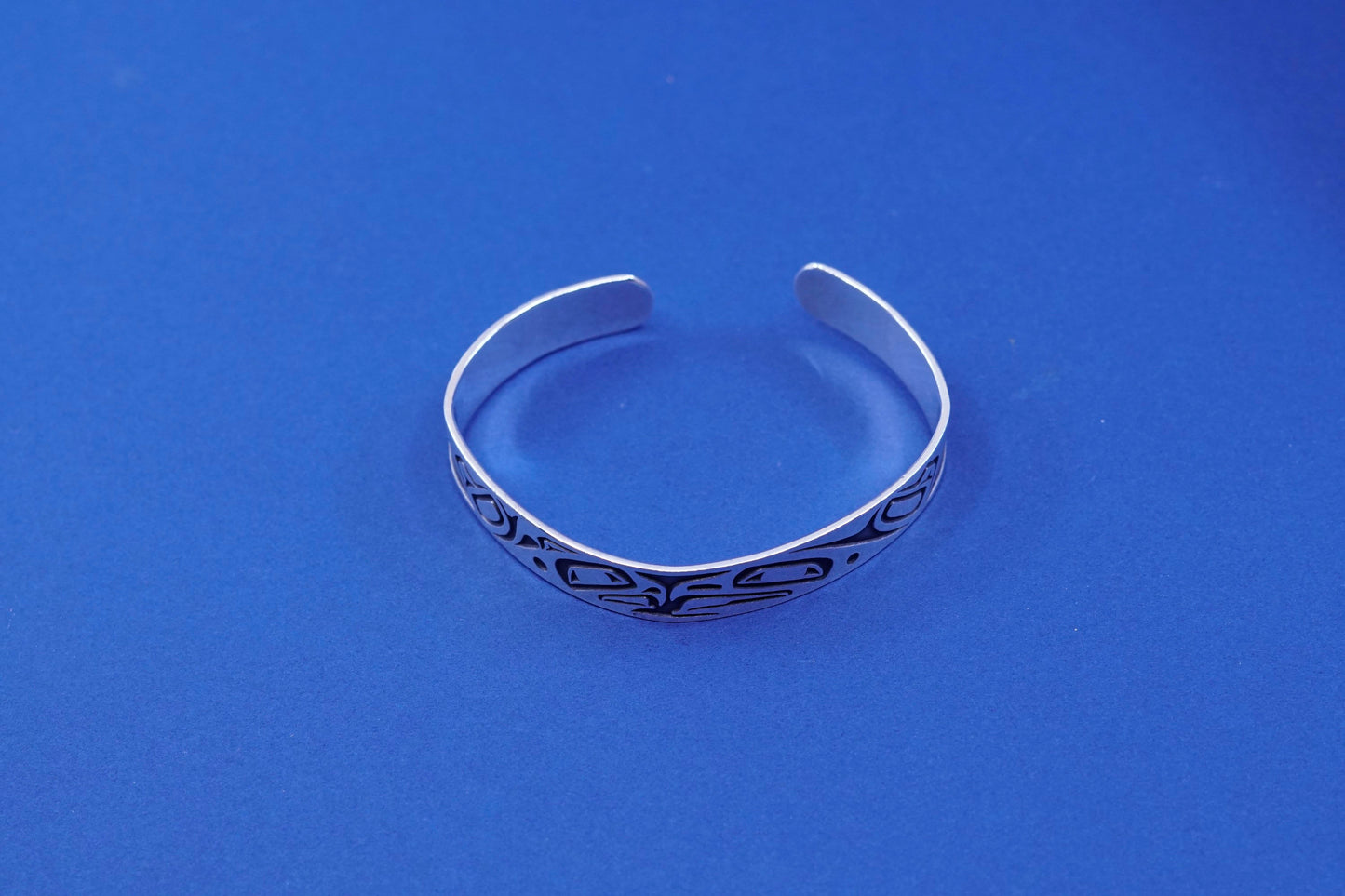 7.25”, Danny Dennis Northwest Metal Arts Sterling 925 Eagles Cuff Bracelet