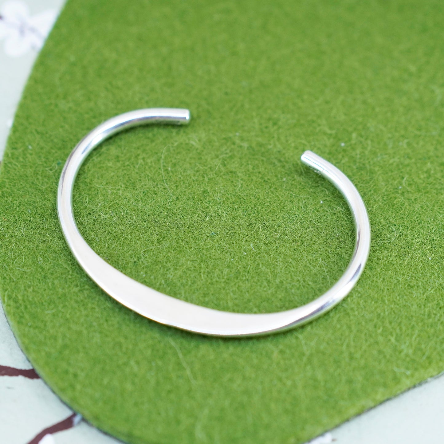 6”, southwestern Sterling silver bracelet, modern minimalist handmade 925 cuff