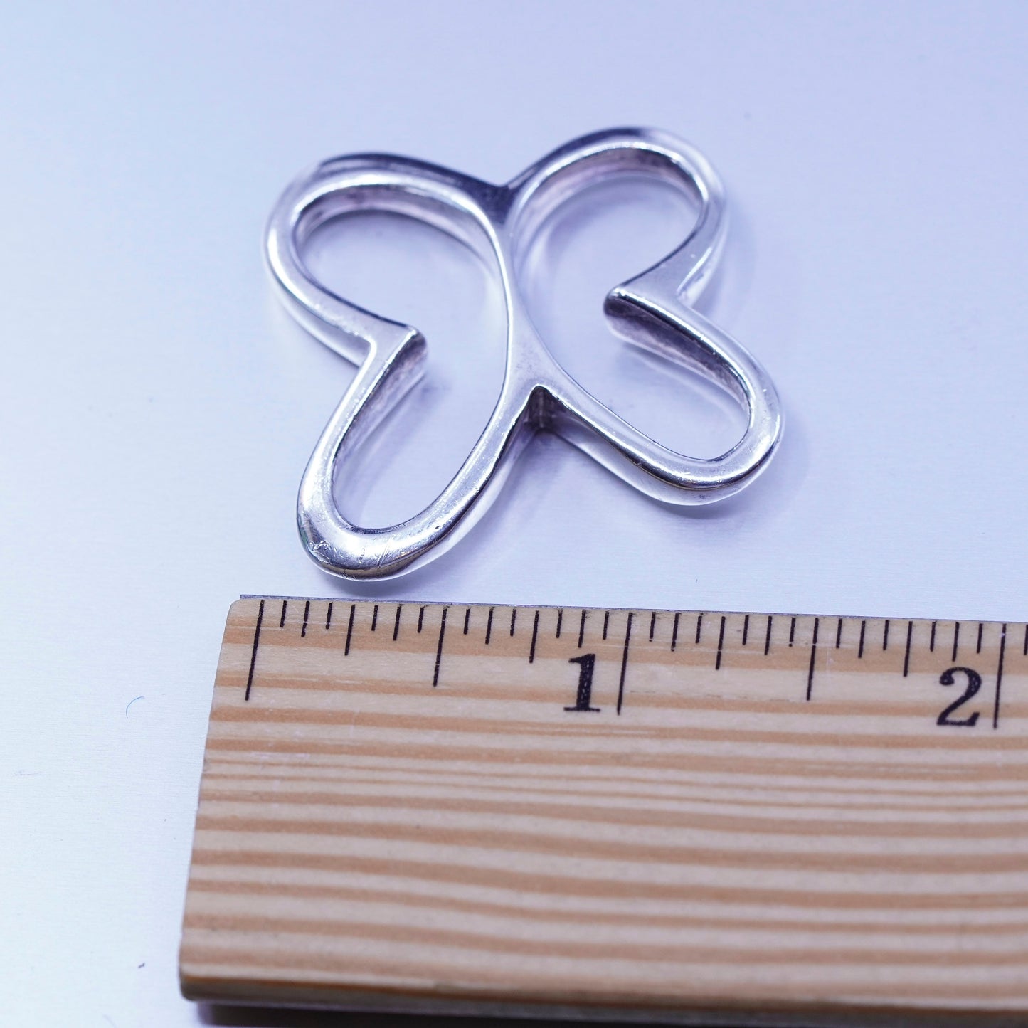Antique designer Sterling 925 silver handmade simple modern 925 butterfly