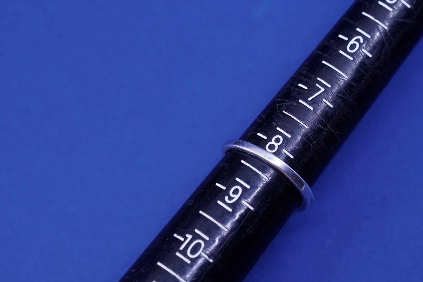 Size 8.25, bell trading post Sterling 925 silver handmade ring, Native American