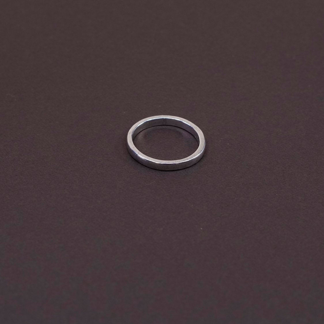 sz 7,vtg Sterling silver handmade ring, prayer 925 band