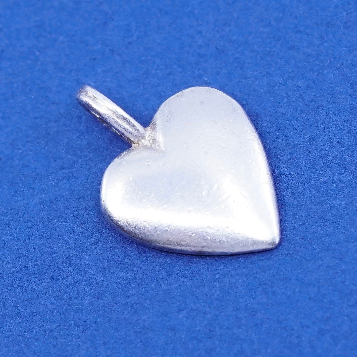 Vintage Sterling silver handmade pendant, IFB 925 heart