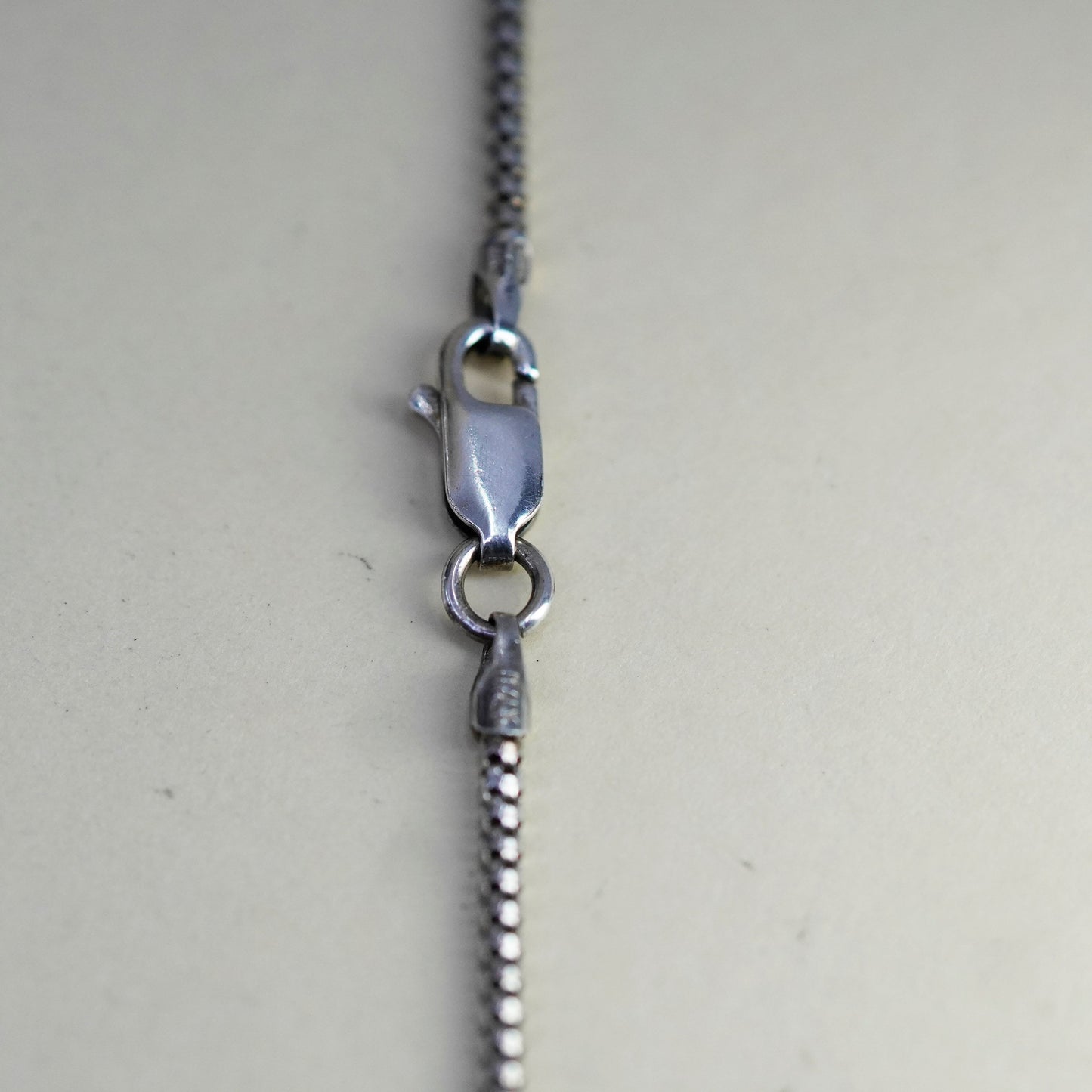 32”, 2mm, Vintage sterling silver Italy 925 snake chain, necklace