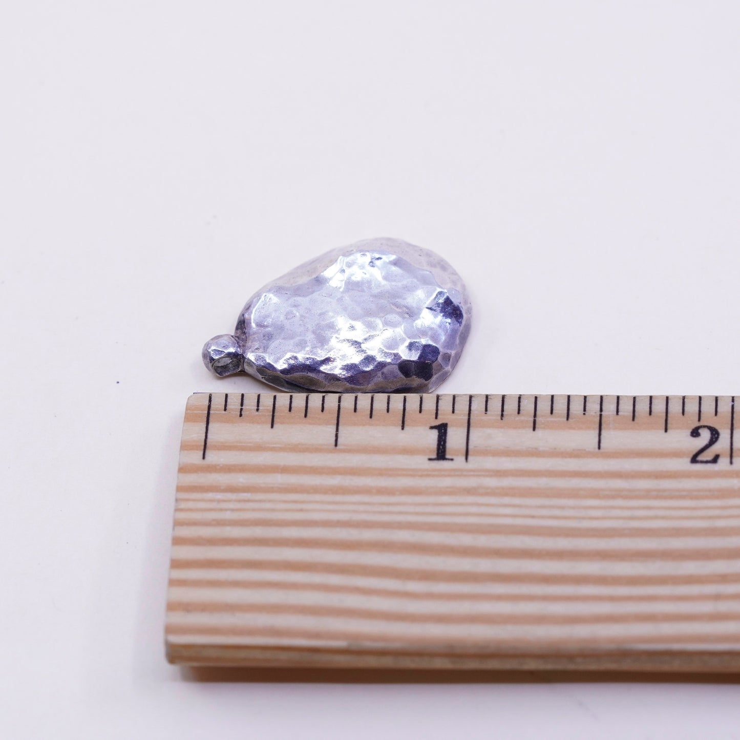Retired Silpada handmade Sterling 925 Silver Hammered nugget Pendant