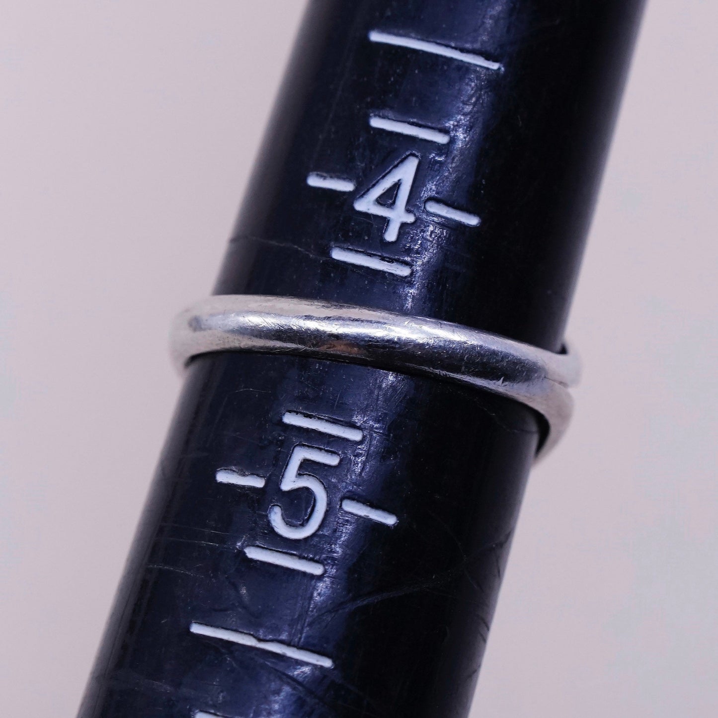 sz 4.5, Native American sterling silver ring, handmade 925 ring with turquoise