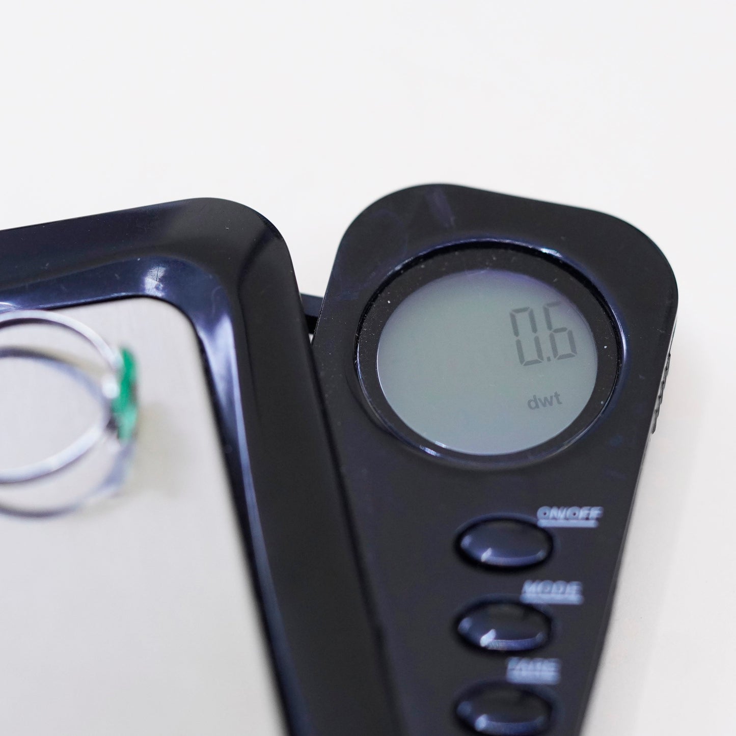 Size 4.75, Denmark Meka Sterling 925 silver handmade green enamel flower ring