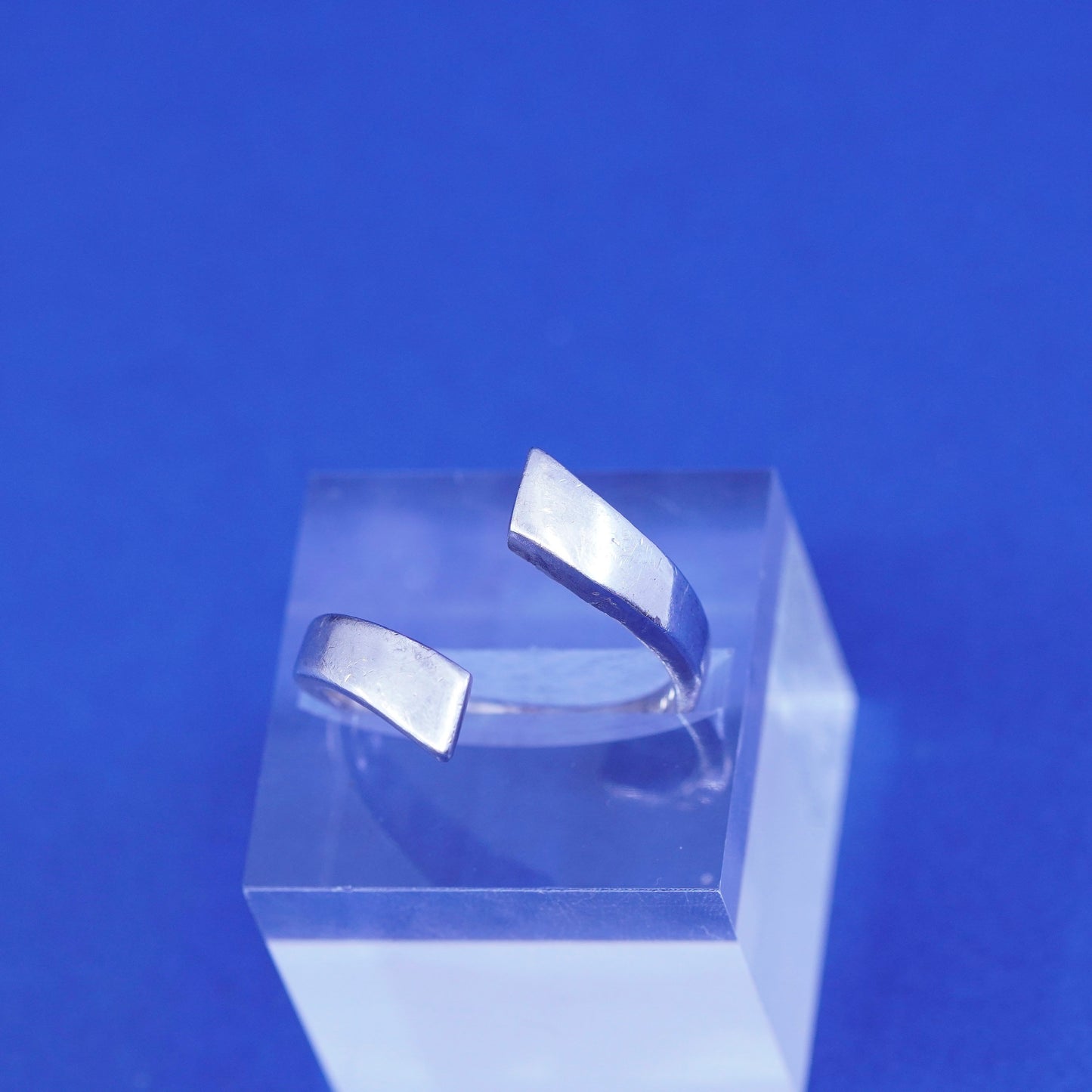 Size 10.25, Sterling silver handmade wrapped band, modern 925 statement ring