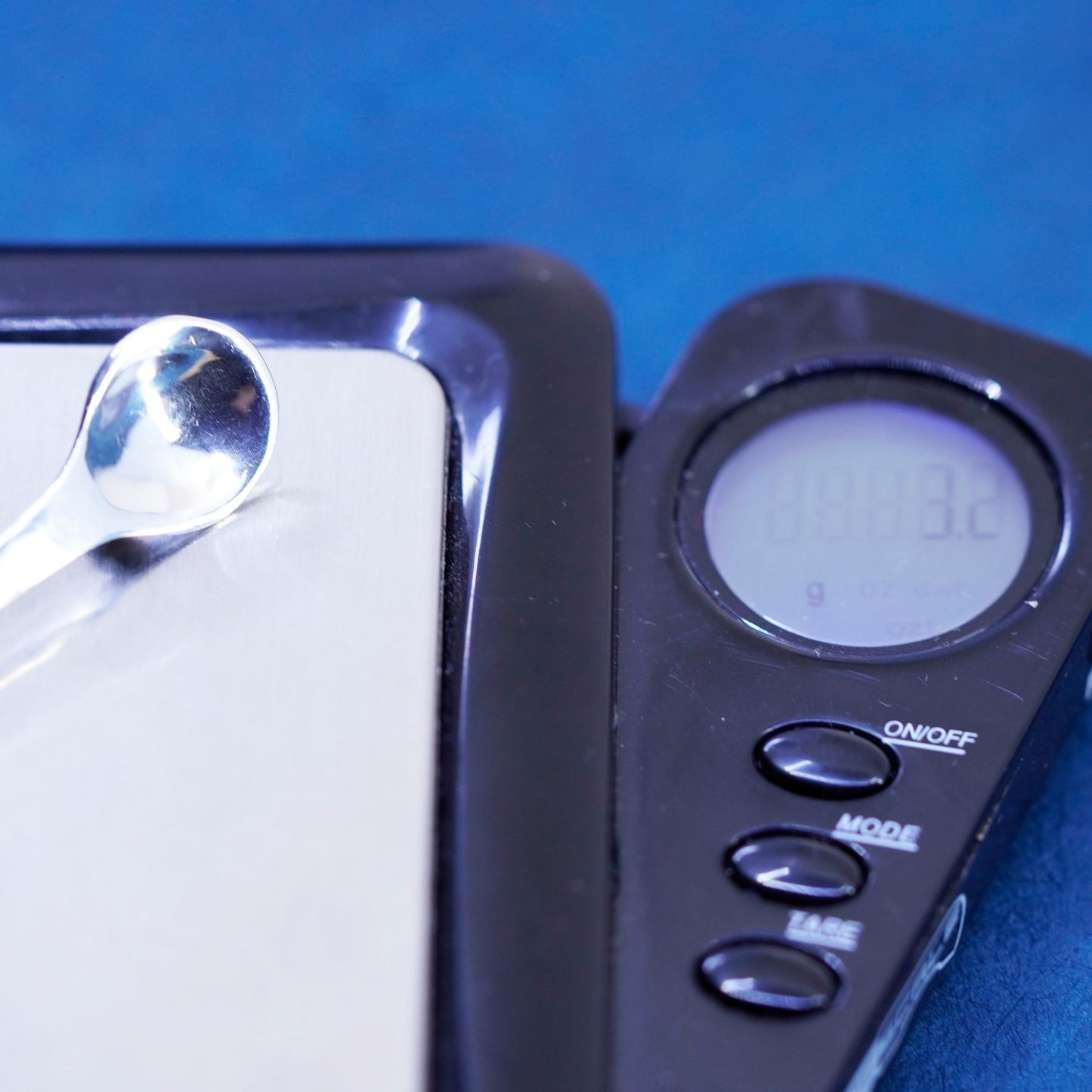 Vintage huge sterling silver handmade brooch, 925 mini spoon