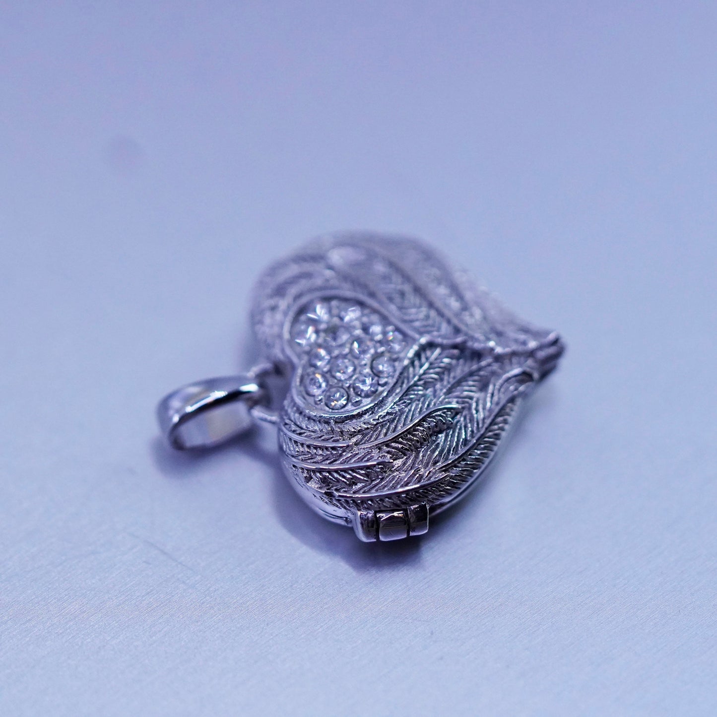 BGE 925 sterling Silver Heart photo locket Pendant “my daughter, i love you