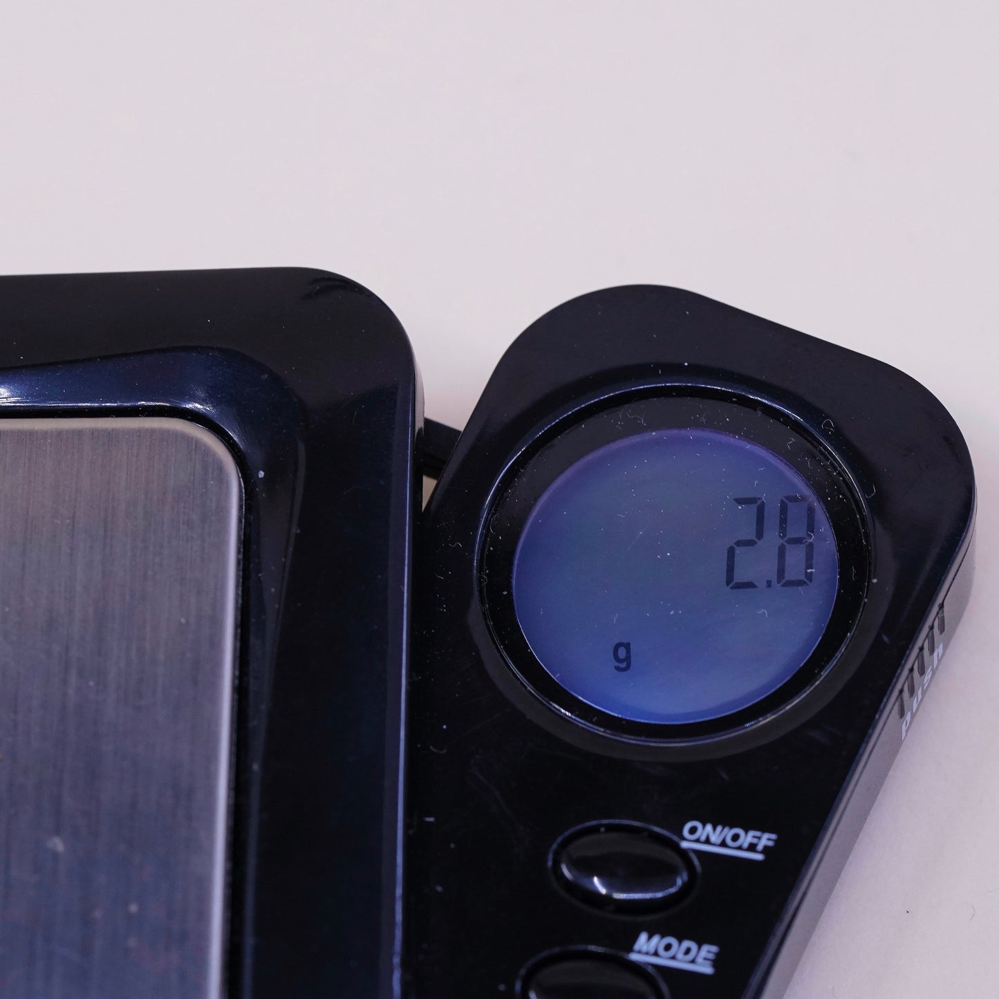 sz 7.25, vtg Sterling silver statement ring, 925 stackable band w/ blue topaz