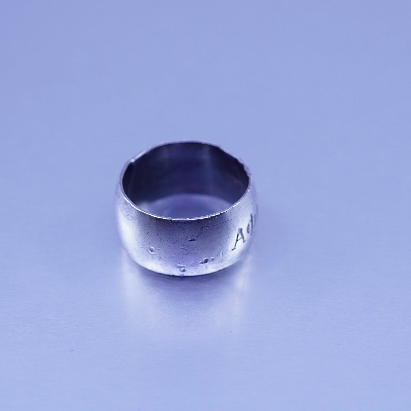Size 6.25, vintage southwestern Sterling 925 silver wedding ring, band