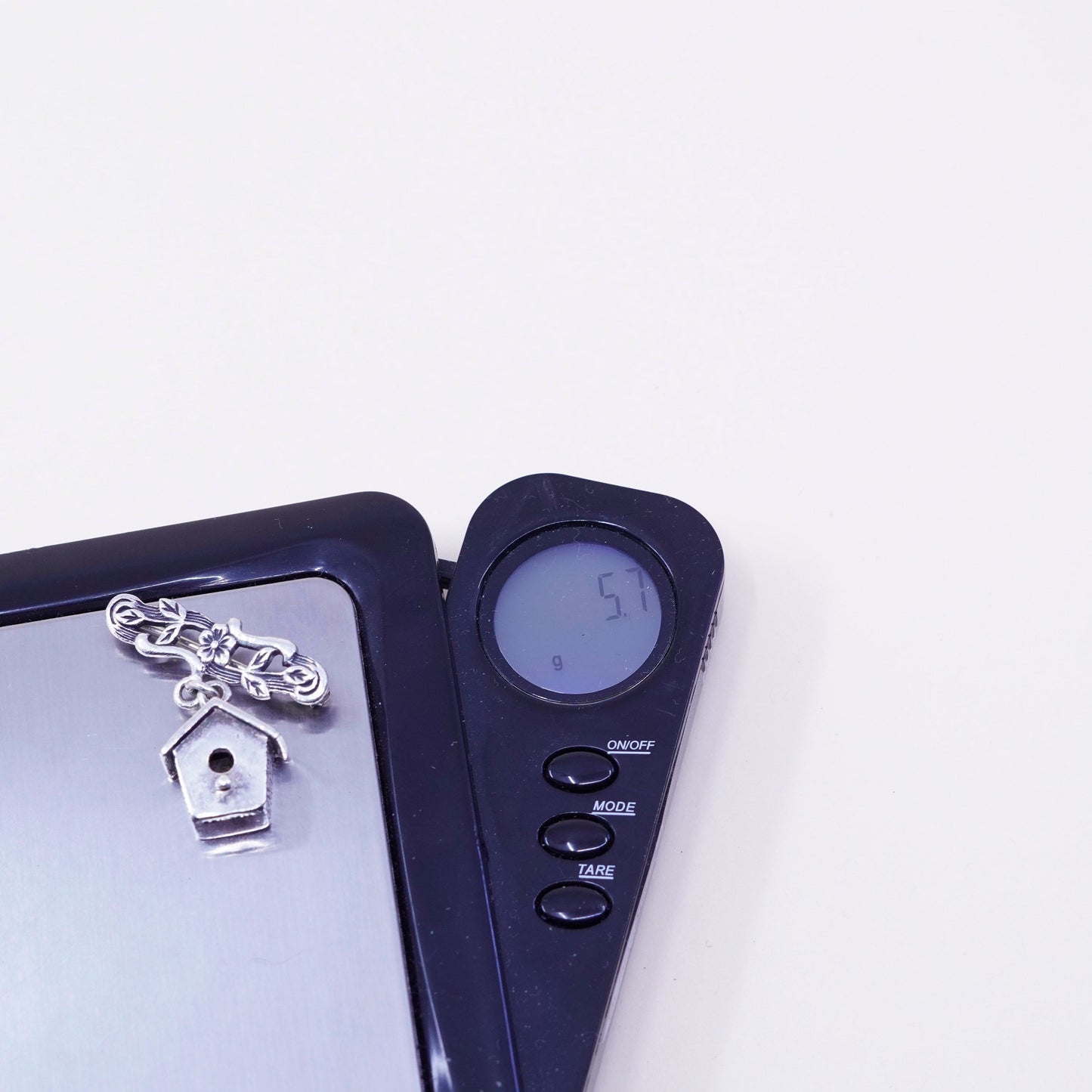 Vintage brown county sterling silver handmade brooch, 925 bird house pin