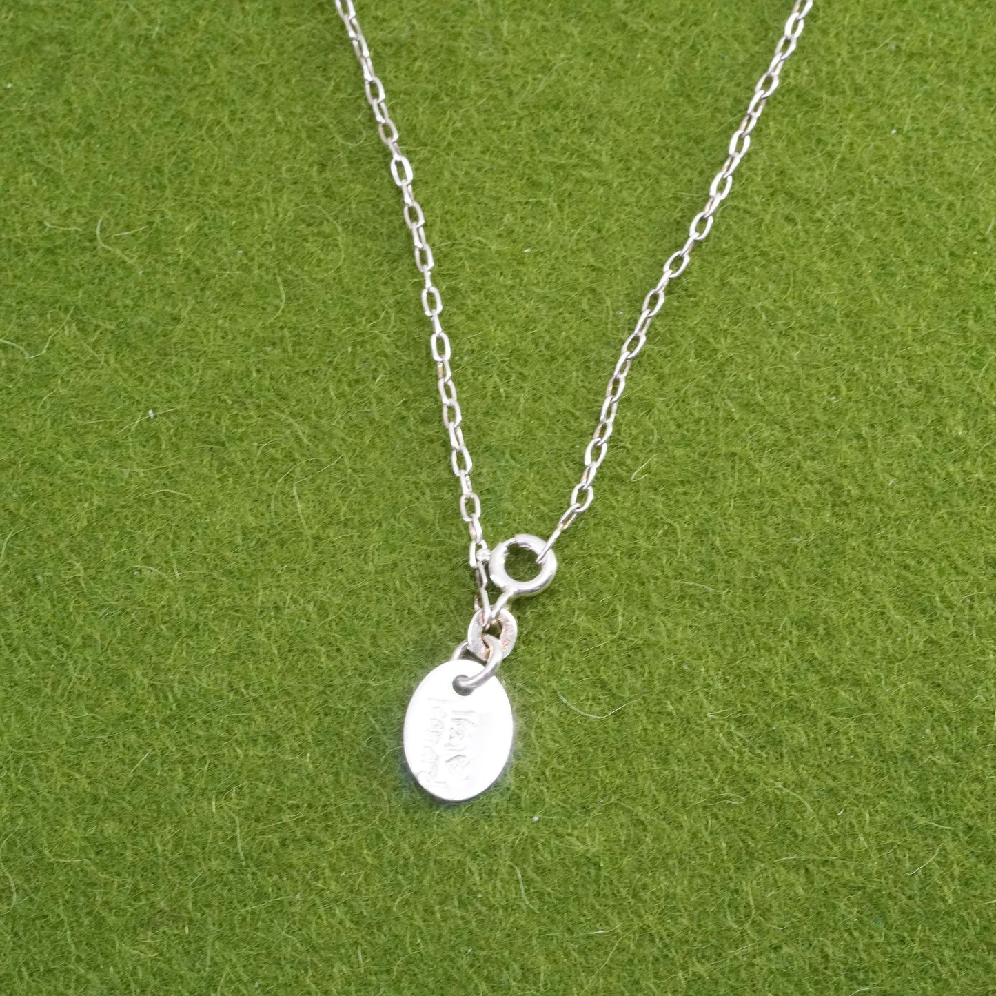 18”, 1mm, Vintage lisa leonard sterling silver circle chain, Italy 925 necklace