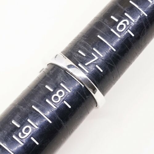Sz 7.5, Vtg Sterling Silver Ring, 925 Silver Engagement Ring W/ Crystal