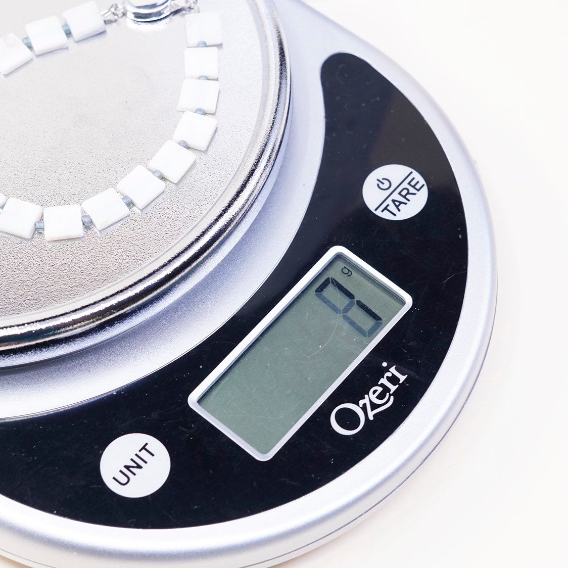 7.5”, VTG Sterling silver handmade bracelet, Mexico 925 w/ mother of pearl