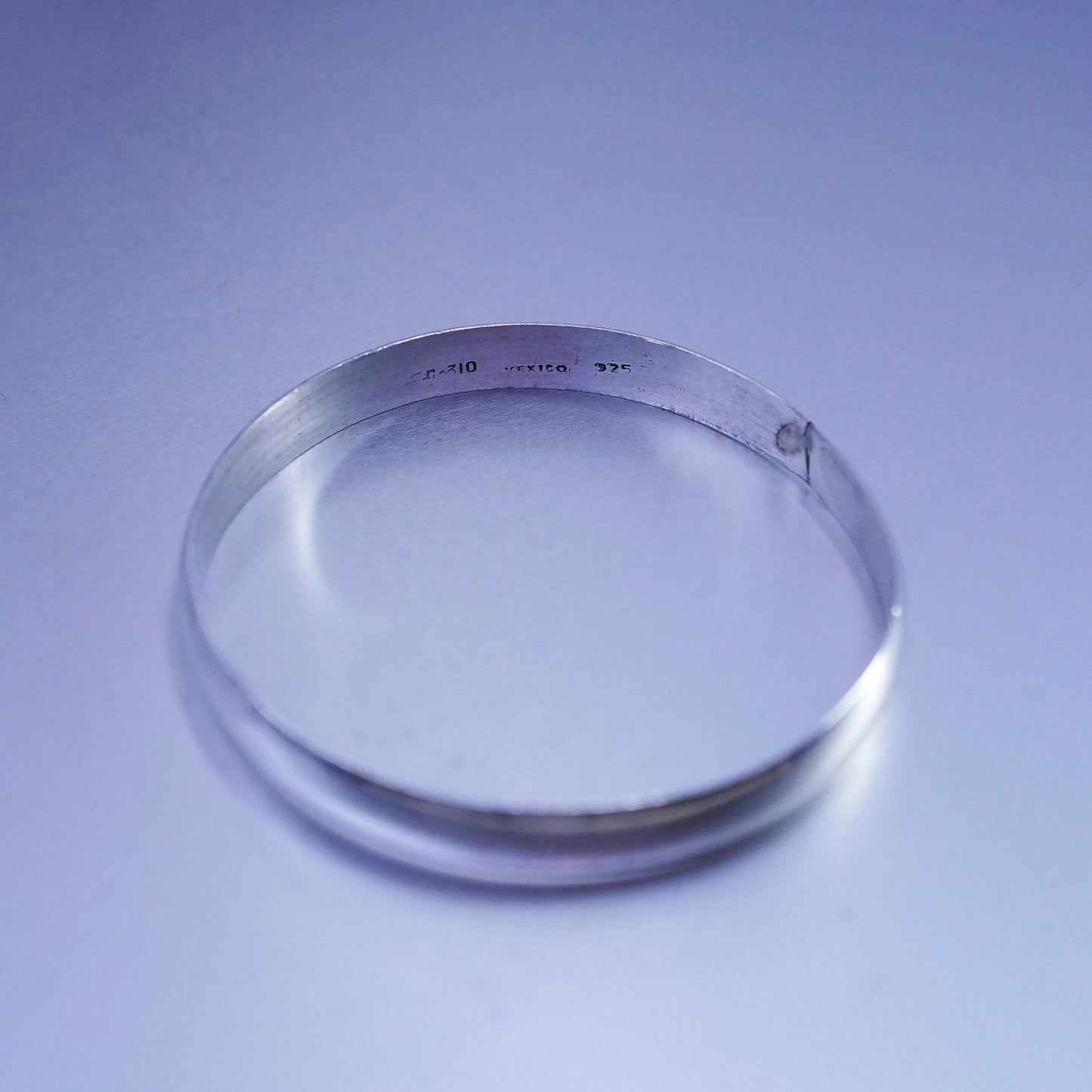 8”, Vintage Sterling 925 silver handmade bracelet, bangle