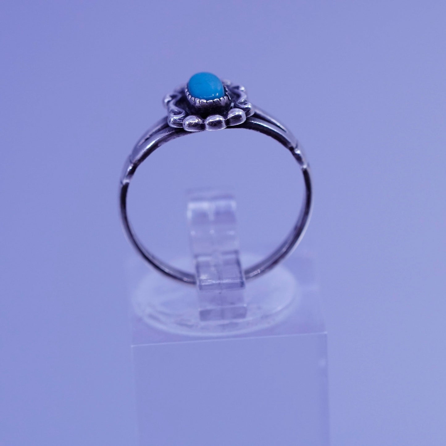 Size 6.5, Native American navajo Bell trading post Sterling 925 silver ring