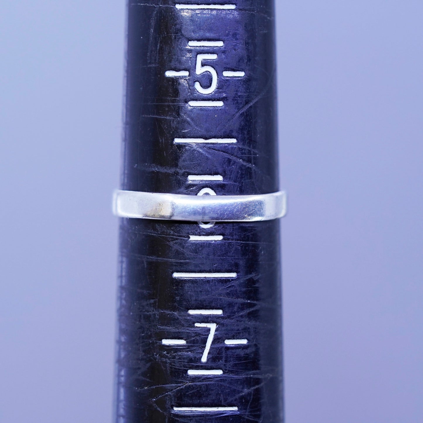 Size 6, Native American navajo Sterling 925 silver handmade ring with turquoise