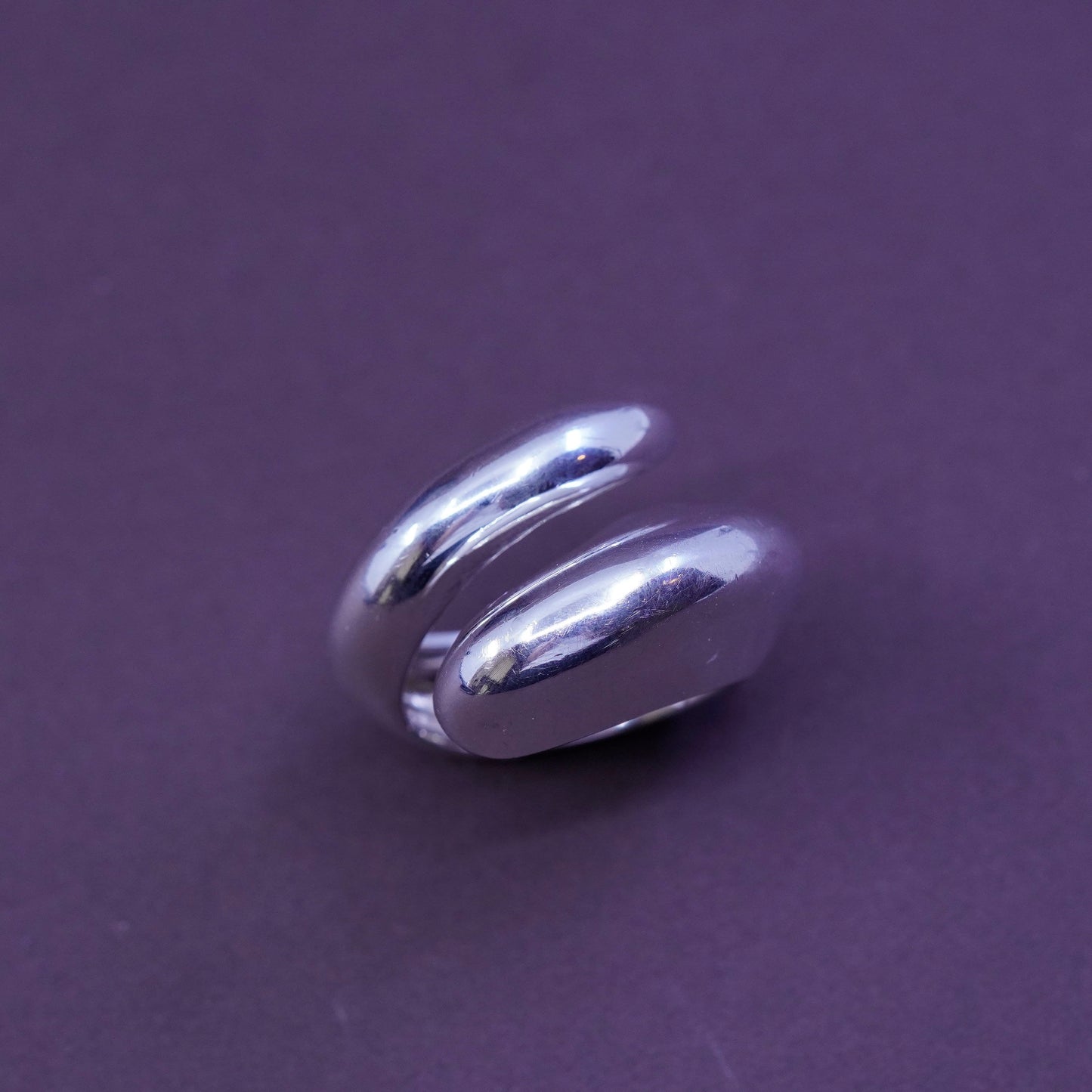 Size 9.5, Robert Lee Morris Studio Sterling silver handmade ring, wrap 925 band
