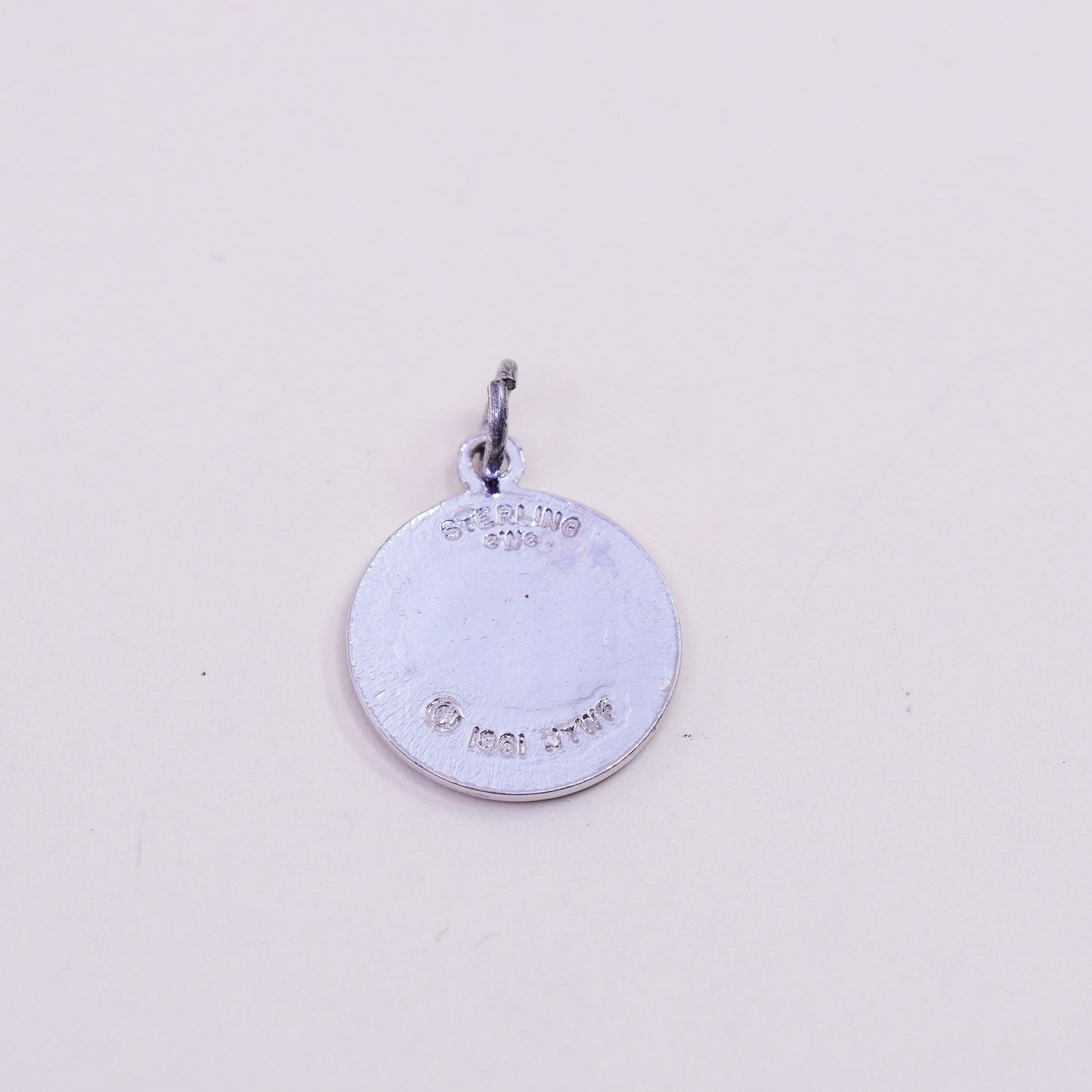 Vintage Sterling 925 silver handmade pendant my world fair charm