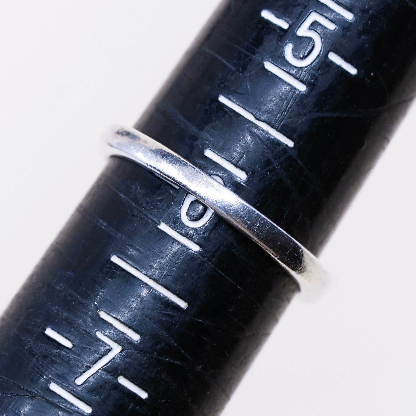 Size 6, Sterling silver handmade ring, 925 with CZ and marcasite