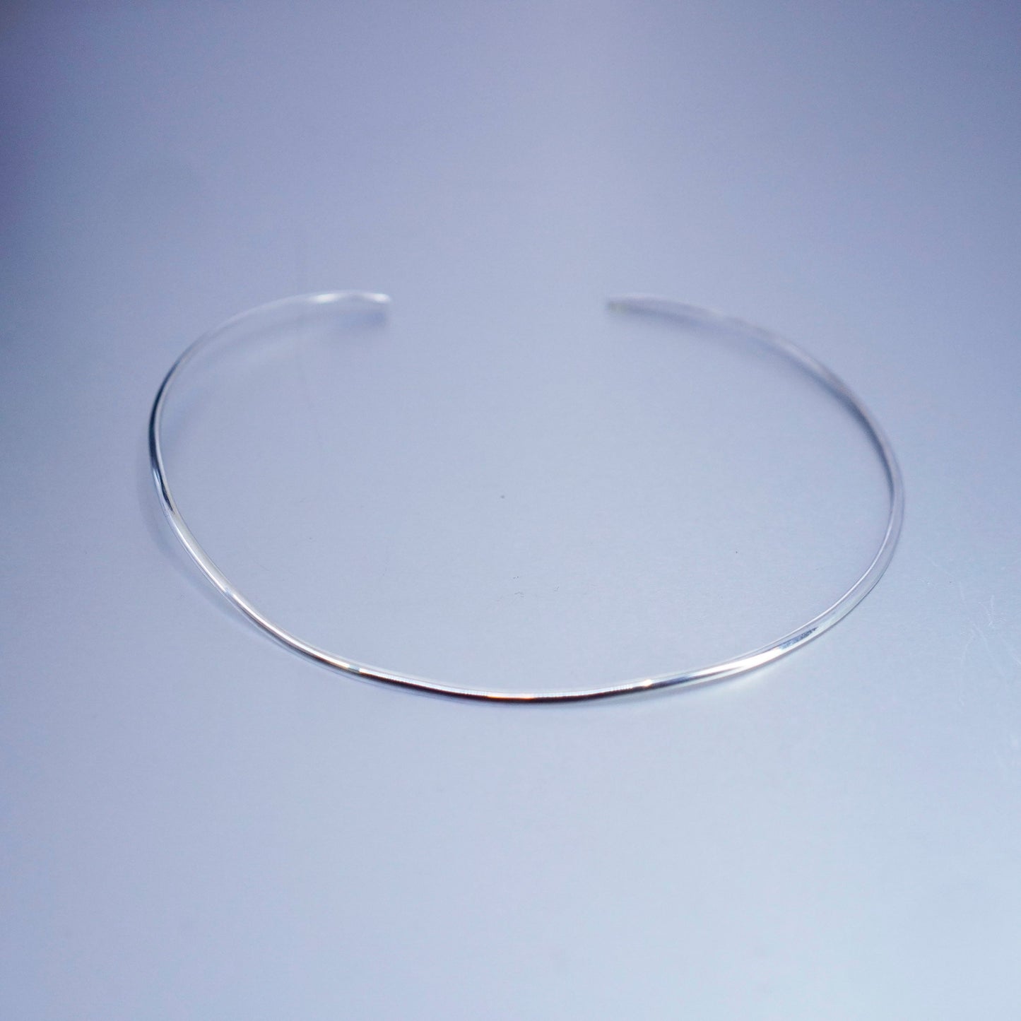 15”, vintage Sterling 925 silver handmade choker collar necklace