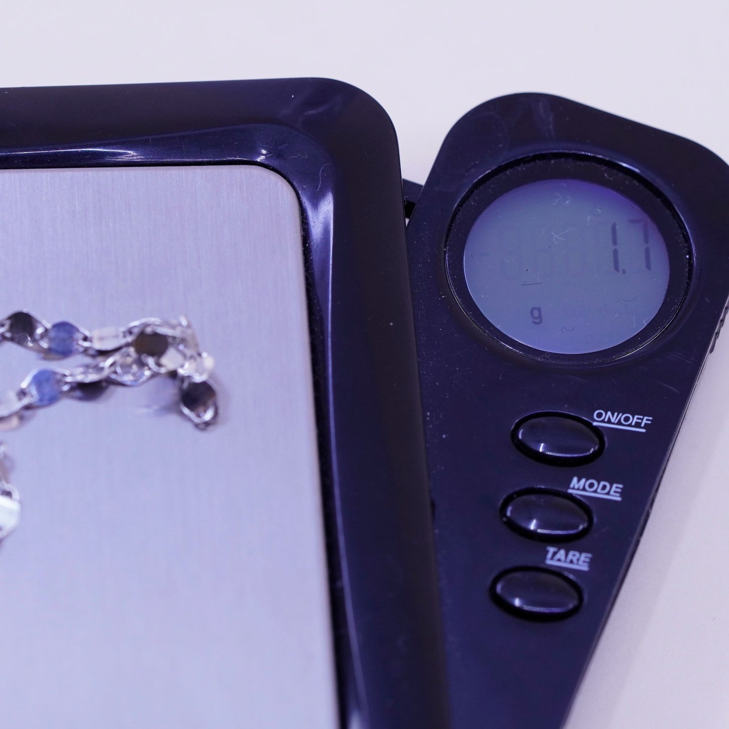 9”, 3mm, Vintage sterling 925 silver flatten curb bracelet anklet