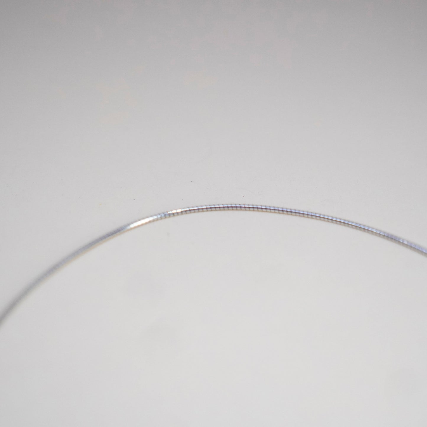 18”, 1mm, Vintage sterling silver snake chain, fine Italy 925 silver chain