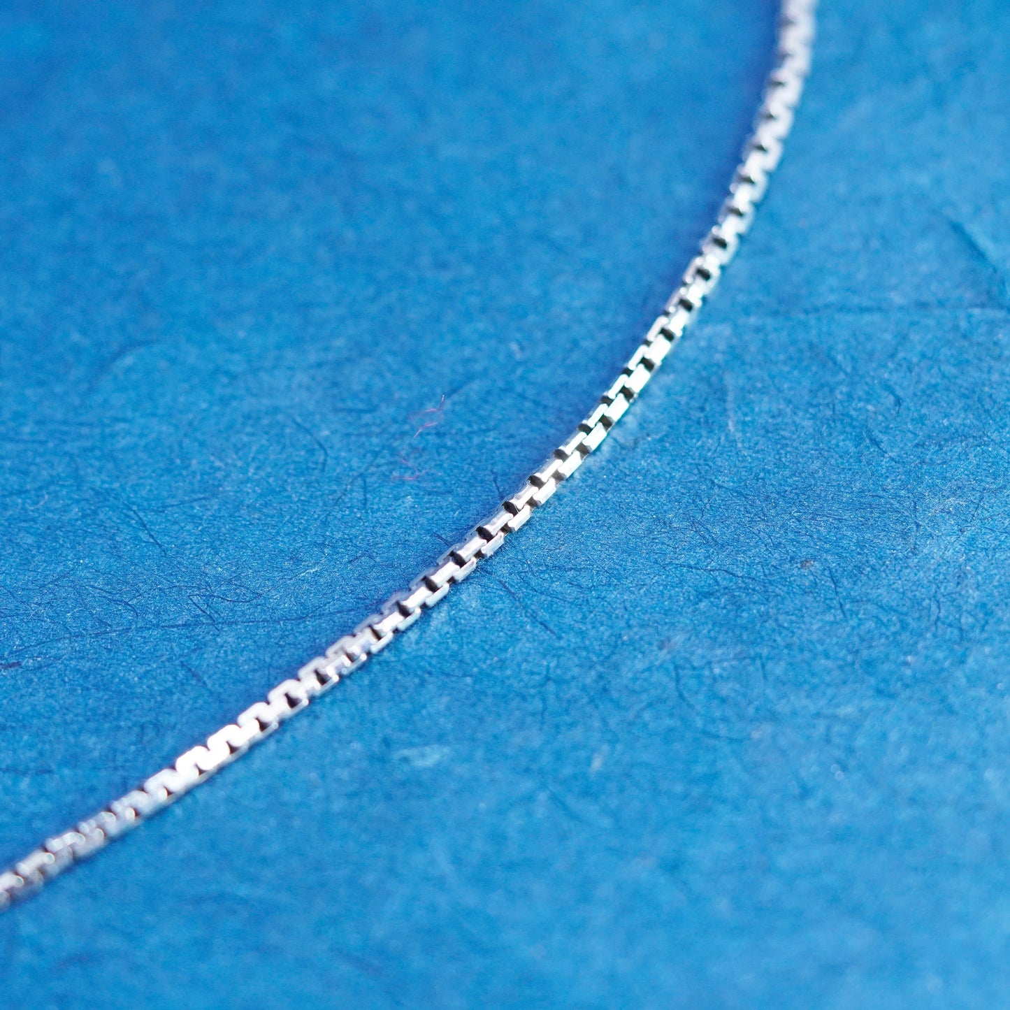 30”, 1.6mm, vintage Sterling silver handmade necklace, 925 box chain