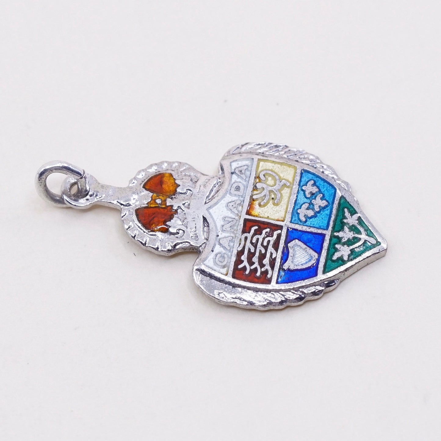 Vintage RMCO Sterling 925 silver handmade Canada pendant charm