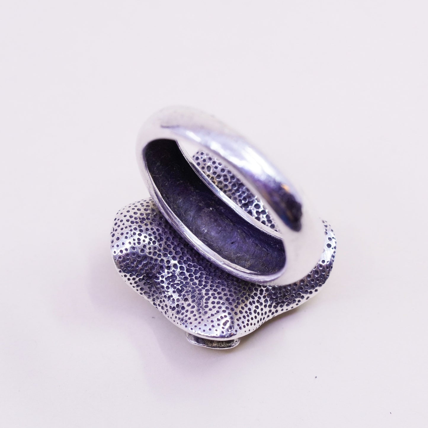 Size 10.5, Silpada Sterling Silver Ruffle Ring, 925 Blooming Flower Ring, R1809