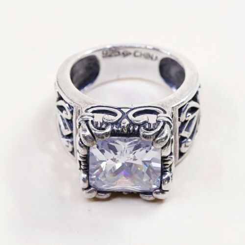 Sz 5 Rare Retired Silpada Silpada Uptown Sterling 925 Silver Handmade Ring R0981