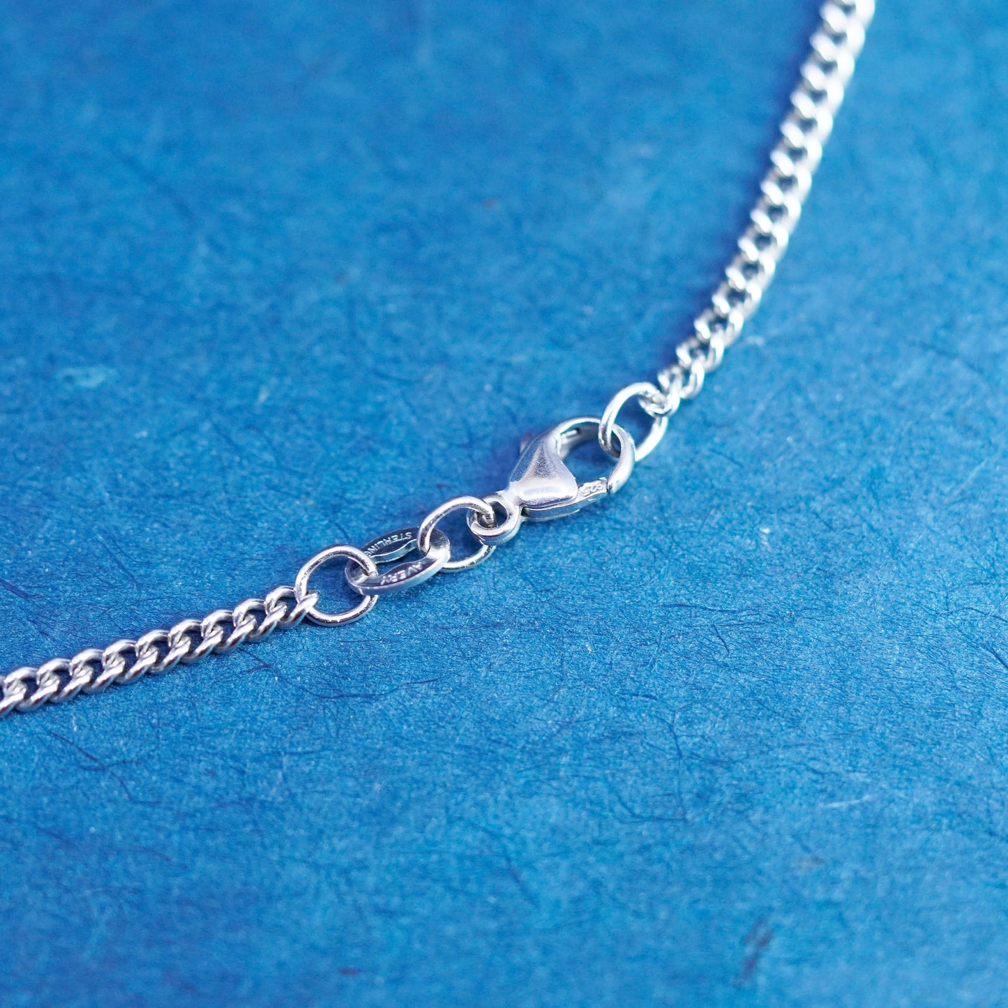20”, 2mm, James Avery Sterling silver handmade necklace, 925 curb link chain
