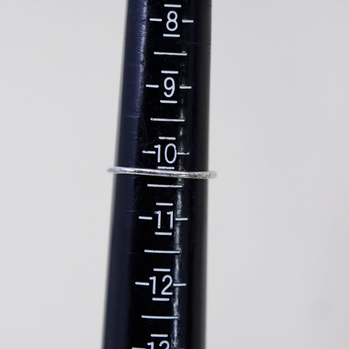 Size 10.25, vintage Sterling 925 silver handmade crown flower ring with citrine